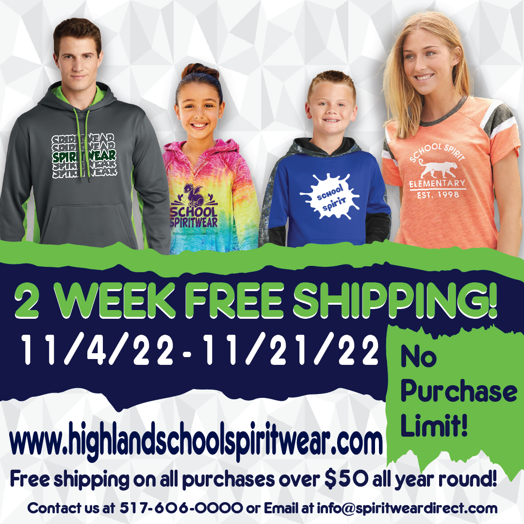 Highland Elementary 2-Week-Free-Shipping Promo-01