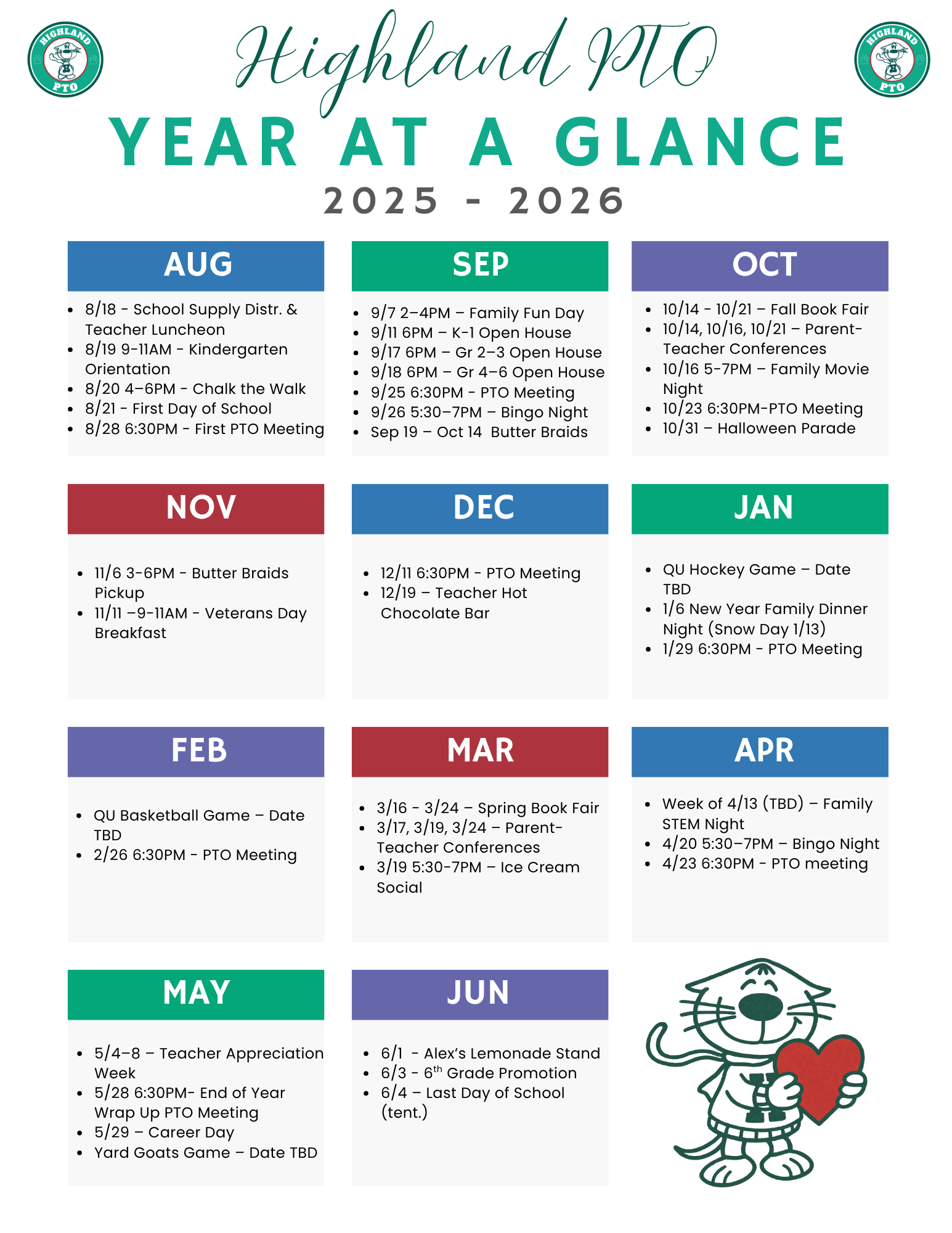 Year at a Glance School Year Edition Poster (Real Estate Flyer) (2)